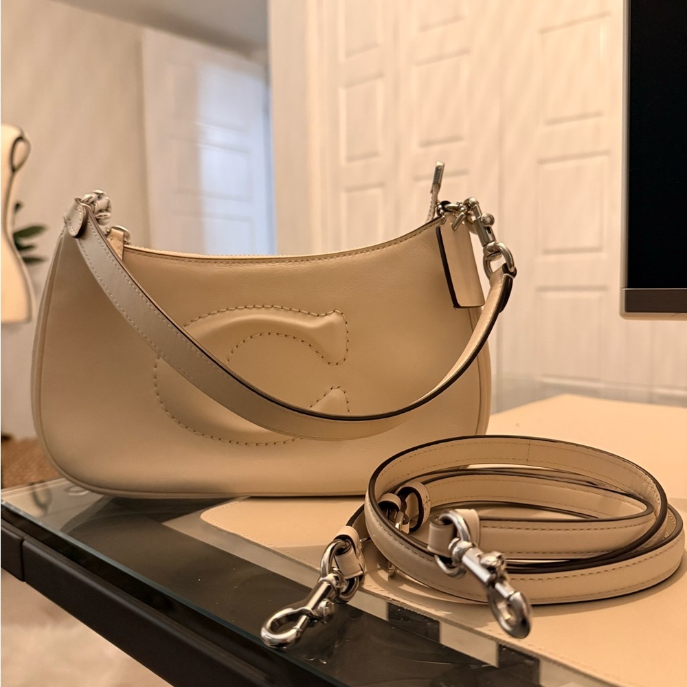 Coach Cream Crossbody Bag - Picture 4 of 14